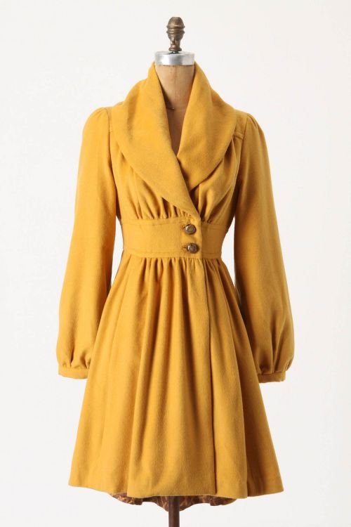 yellow coat How to Wear Yellow: Fall Fashion Trend 2011